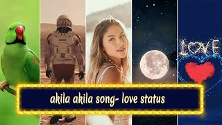 akila akila song💞 Oru Kal Oru Kannadi💞whatsapp status full screen🎧PUNITHAVELcreationshorts [upl. by Olaznog479]