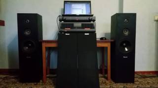 Magnat monitor 1000 amp technics a800s test sounds [upl. by Sixel]