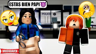 😈 LA POLICIA MAS TURBIA DE BROOKHAVEN 😳😏 [upl. by Eutnoj962]