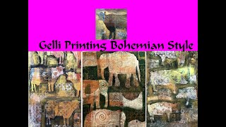 LEARN HOW TO GELLI PRINT ART  PAINTING GELLI PLATE [upl. by Charlene]