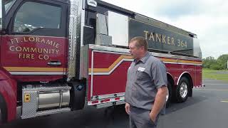 FT Loramie Fire Departments New Rosenbauer Tanker Walkaround [upl. by Gherlein313]