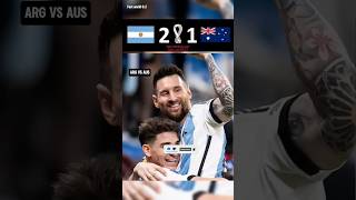 Argentina vs Australia  World Cup 2022  ARG 2  1 AUS football highlights [upl. by Harrat]