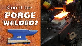 Can You Forge Weld a Face Plate on to a Harbor Freight Anvil [upl. by Narik268]