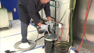 Graco Pro Xp Electrostatic Air Spray Gun Setup and Prime [upl. by Shalna]