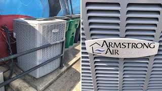 2017 Armstrong Air Pro Series Heat Pump Starting Up in Cool Mode [upl. by Lundt]