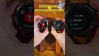 GARMIN EPIX2 PRO SAPPHIRE 51 mm vs NEW POLAR GRIT X2 PRO TITAN AMOLED TOUCH 14 DISPLAY NAVIGATION [upl. by Revert]