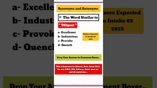 Antonyms and synonyms Antonyms and synonyms for competitive exams shorts shortsviral feed short [upl. by Ecirtac]