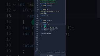 Factorial function codingtech coding controlflow programming codelife function [upl. by Anelagna165]