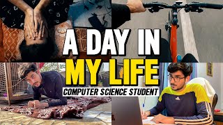 A day in the life of a Computer Science Student ✅  How many hours to code  Placement preparation [upl. by Nosde]