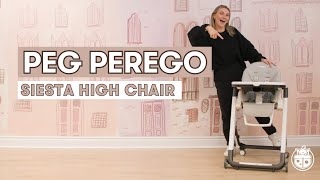 Peg Perego Siesta High Chair  Best High Chair 2023  Review [upl. by Malo]