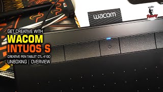 Wacom Intuos S Creative Pen Tablet with Bluetooth Unboxing amp Overview [upl. by Eoj]