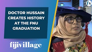 Doctor Hussain creates history at the FNU graduation [upl. by Ahsram]