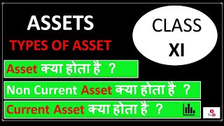 🔴 Meaning of Assets  Basic Accounting Term Class 11 Type of Asset Asset kya hota hai in Hindi [upl. by Ragucci782]