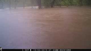 Wilson Creek TimeLapse Major Flooding 1042015 Greenwood SC [upl. by Levesque]