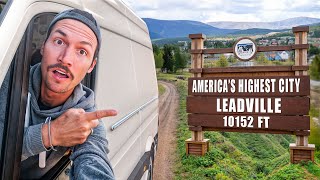 Van Life in Americas Highest City training for the Leadville 100 [upl. by Ahswat268]