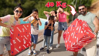 فاجأناهم ب 3 هدايا 🎁 وزنها 40 كيلو [upl. by Heins]