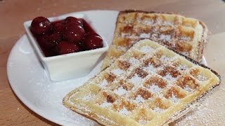 Belgische Waffeln Rezept  Belgian Waffles Recipe  ENG SUBS [upl. by Adiraf835]