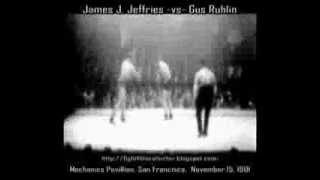 Jim Jeffries vs Gus Ruhlin San Francisco 11151901 Rare Film Restoration [upl. by Acinoda]