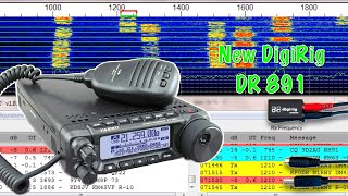 Digirig DR 891 and a Yaesu FT 891 This might make me like digital modes [upl. by Atteynek]