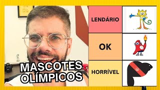 TODOS MASCOTES DAS OLIMPÍADAS  Tier List [upl. by Birmingham408]