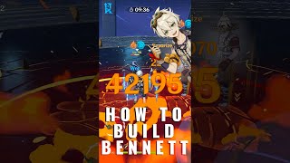 How to Build Bennett Burst Support  Artifacts amp Weapons  Genshin Impact [upl. by Rina]