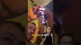 Retirando Metal da Testa com Imã 😱🧲medcina medico enfermagem saude enfermeiro enfermagem ima [upl. by Breena]