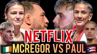 RECORD BREAKING “Conor Mcgregor Vs Jake Paul” Serrano Avenge Lost Against Taylor In Trilogy [upl. by Odetta]