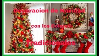 Decoración de Navidad Tradicional [upl. by Chelsy]