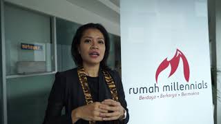 Balques Manisang Journalist Senior TV ONE  Grand Launching Rumah Millennials 22 Juli 2017 [upl. by Dalt]