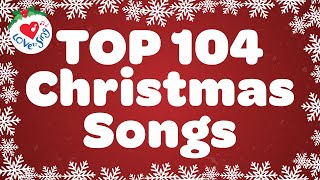 Top 104 Christmas Songs and Carols with Lyrics 🌟🎄 Best Christmas Song Playlist 5 Hours [upl. by Allista]