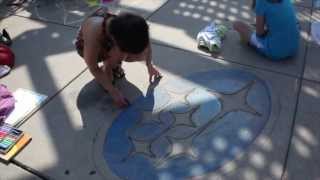 2013 Youthville Chalk Art Festival Recap [upl. by Enelym785]