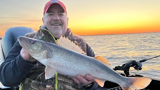 Walleye Fishing Green Bay 31224 [upl. by Gnoh9]