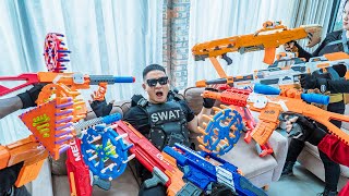 LTT Nerf War  SEAL X Warriors Nerf Guns Fight Crime Group DrLee MEGA Guns That Changed Everything [upl. by Torie]