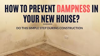 Simple tip to prevent DAMPNESS in walls  Damp Proof Course  DPC [upl. by Jonati]