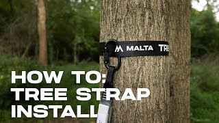 HOW TO  Tree Strap Install [upl. by Aisetra]