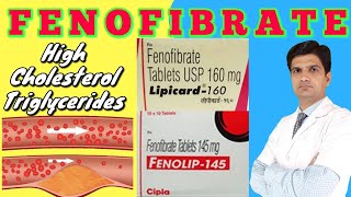 Finolip 145  Lipicard tablet  Fenofibrate tablet uses side effects Mohit dadhich [upl. by Deery891]