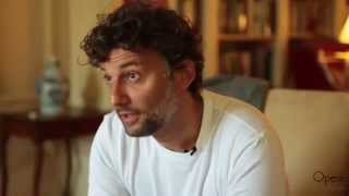 Interview  Jonas Kaufmann Don José aux Chorégies dOrange 2015 [upl. by Nwahsat784]