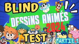 Blind test pour dessins animés 2024 partie 1 [upl. by Yeltnerb]