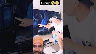 Dont bother me while I watch TV 🤣🤣 funny boxtoxtv boxtoxtv reaction comedy shortsfeed [upl. by Reffineg976]