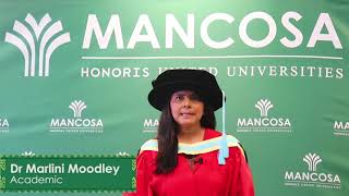 MANCOSA October 2021 Graduation  Session 1 [upl. by Aicinet]