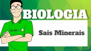 Biologia  Bioquímica Sais Minerais [upl. by Attevad]