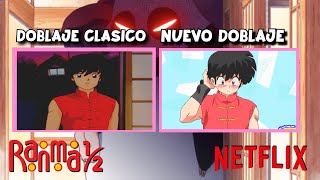 RANMA 12 DOBLAJE LATINO CLASICO VS NUEVO DOBLAJE 2024 [upl. by Pickens]