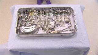 How to Unwrap a Surgical Instrument Tray Envelope Folding Method [upl. by Larena]