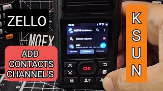 KSUN  ZELLO WALKIE TALKIE  SEARCH  ADD CHANNELS amp CONTACTS [upl. by Marinna]