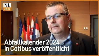 Cottbus  Neuer Abfallkalender 2024 veröffentlicht [upl. by Yrojram]