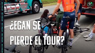 Grave accidente de Egan Bernal confirman lesión que sufrió tras estrellarse con un bus [upl. by Cristie]