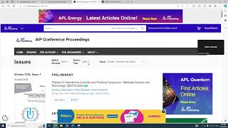 Tutorial mengakses artikel di AIP conference Proceedings dengan kode akses [upl. by Chyou]