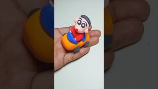 Make a shiu chan gift clay crft atd tutorial shorts YouTube short clayart ceramicart [upl. by Eentihw]