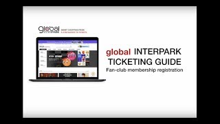 GLOBAL INTERPARK TICKETING  fanclub registration guide [upl. by Ena]