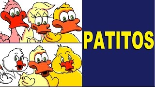 PATITOS  CANCIONES INFANTILES  con Letra [upl. by Haidedej619]